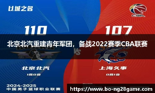 北京北汽重建青年军团，备战2022赛季CBA联赛